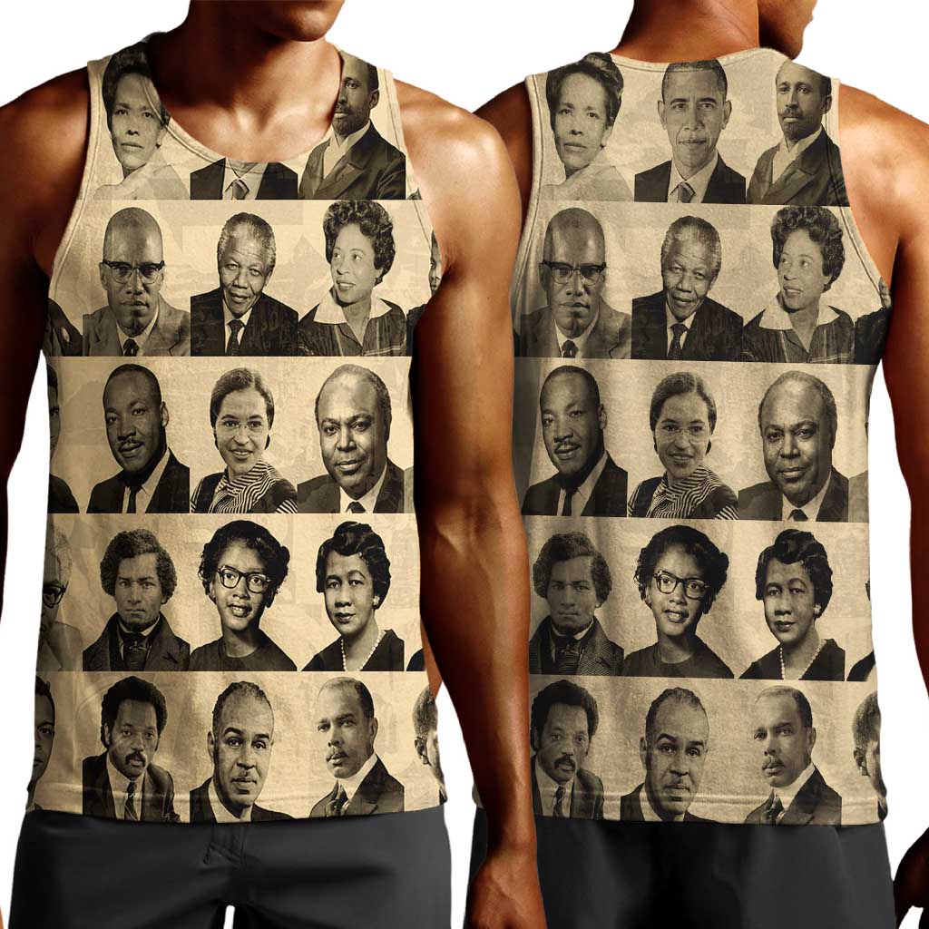 Civil Rights Leaders Men Tank Top African-American