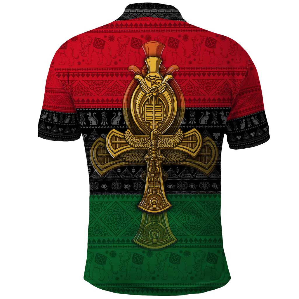 Pan African Ankh Polo Shirt