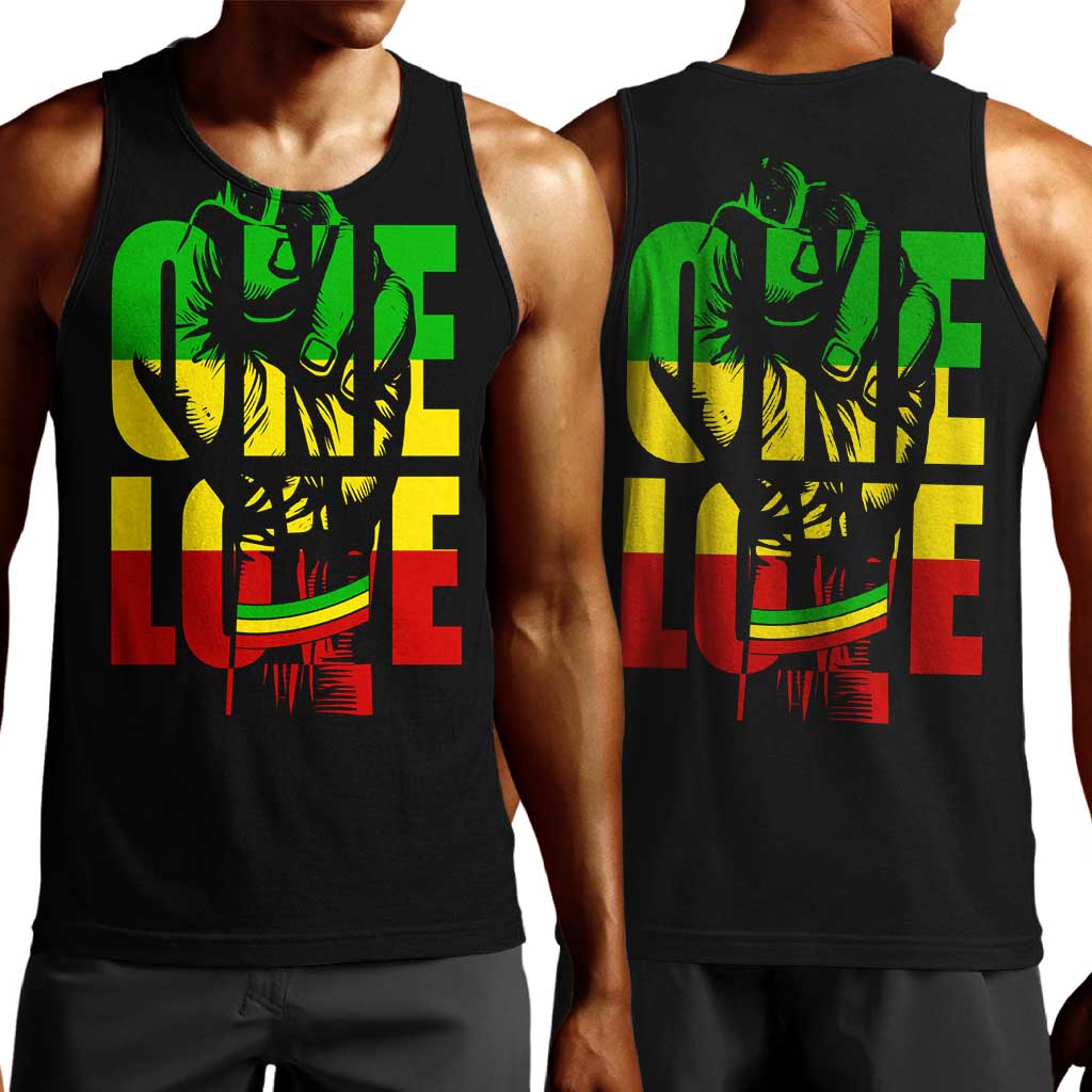 Reggae One Love Men Tank Top African
