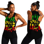 Reggae One Love Women Racerback Tank African