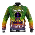 I'm Blunt African Baseball Jacket Black Women Mandala DT02