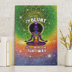 I'm Blunt African Canvas Wall Art Black Women Mandala