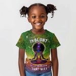 I'm Blunt African Kid T shirt Black Women Mandala