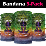 I'm Blunt African Neck Gaiter Black Women Mandala DT02