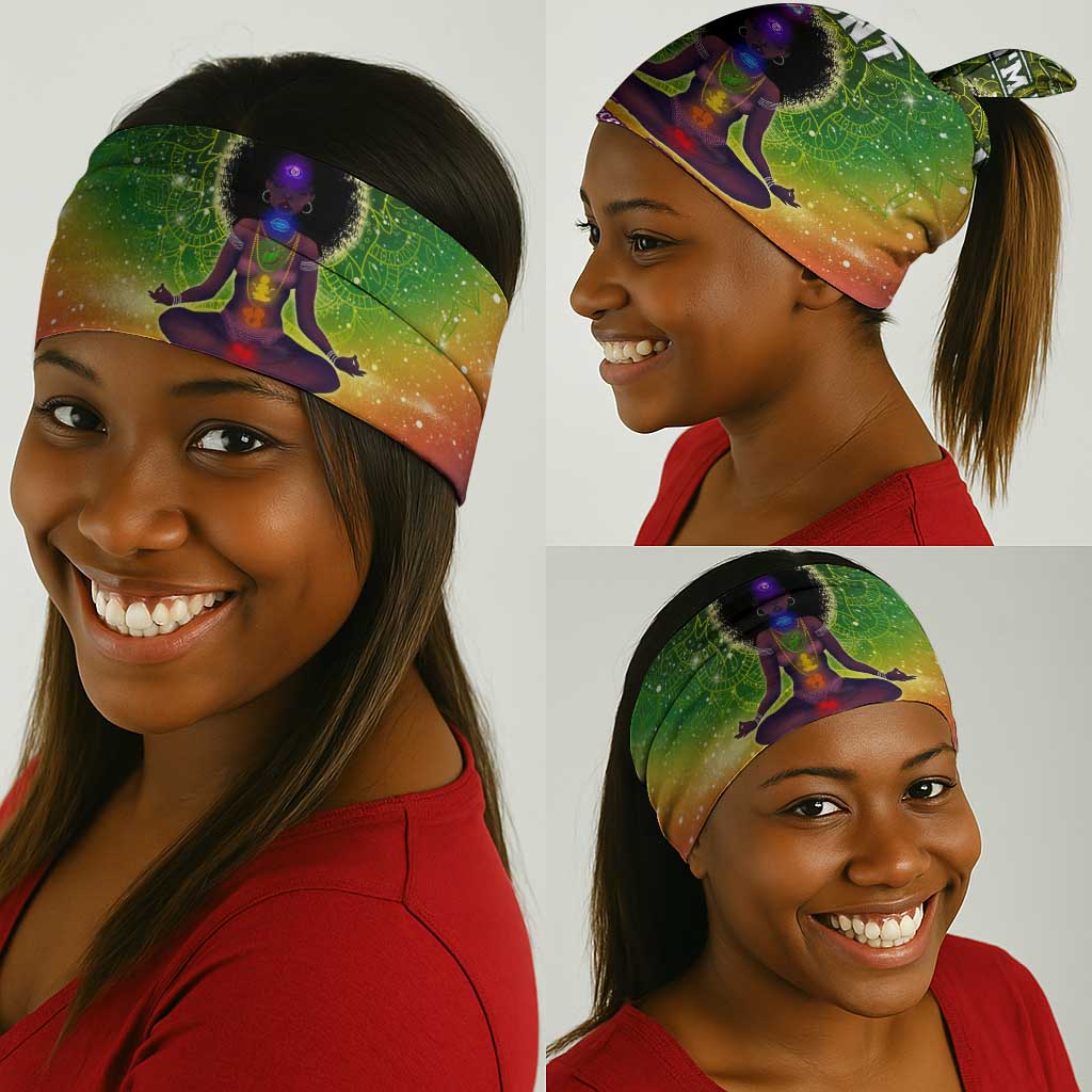 I'm Blunt African Neck Gaiter Black Women Mandala DT02