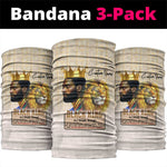 Lion Black King Neck Gaiter African Heritage DT02