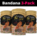 Personalized African Black Women Neck Gaiter She Who Kneels Before God DT02