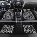 African Adinkra Car Mats - Mixed Pattern Symbols