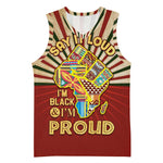 Proud African Basketball Jersey - Hand Up Africa Map Art - African Pride