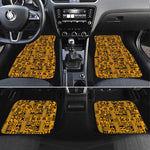 West African Yellow Art - Adinkra Culture Car Mats