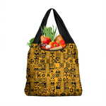 West African Yellow Art - Adinkra Culture Grocery Bag