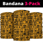 West African Yellow Art - Adinkra Culture Neck Gaiter DT02