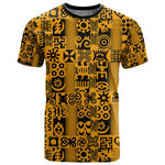 West African Yellow Art - Adinkra Culture T shirt