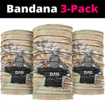 Gift for Dad - Personalized African Father and Son Neck Gaiter DT02