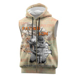 Gift for Dad - Personalized African Father and Son Sleeveless Zip Hoodie - African Pride