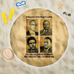 Revolutionary Freedom Fighters - Civil Rights Leaders Beach Blanket