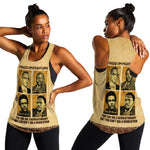 Revolutionary Freedom Fighters - Civil Rights Leaders Women Racerback Tank