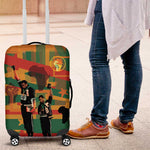 African American 1968 Luggage Cover Black Power Fists of Freedom