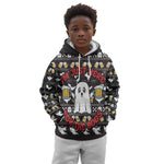Christmas Africa Boo Beer Kid Hoodie I'm Just Here For The Boss