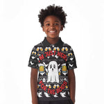 Christmas Africa Boo Beer Kid Polo Shirt I'm Just Here For The Boss