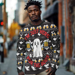 Christmas Africa Boo Beer Long Sleeve Shirt I'm Just Here For The Boss