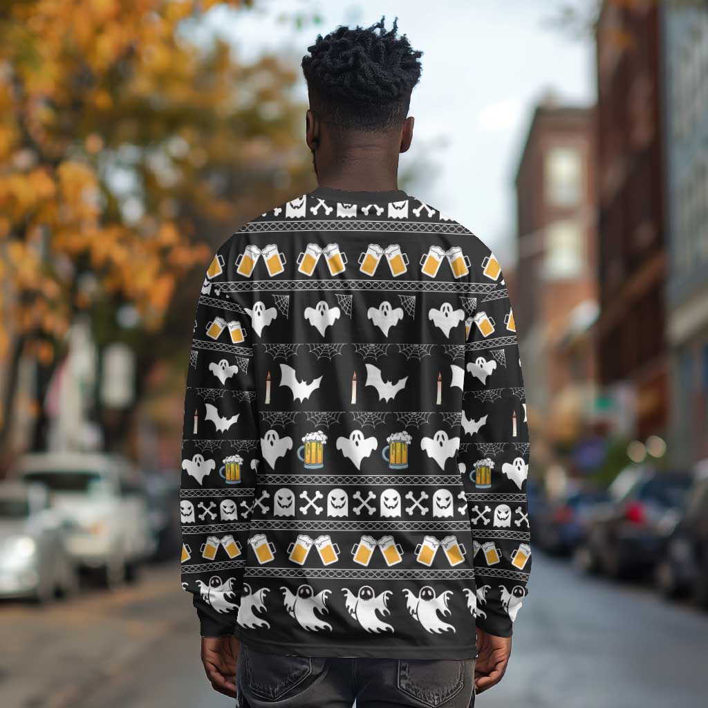 Christmas Africa Boo Beer Long Sleeve Shirt I'm Just Here For The Boss