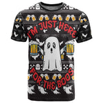 Christmas Africa Boo Beer T shirt I'm Just Here For The Boss