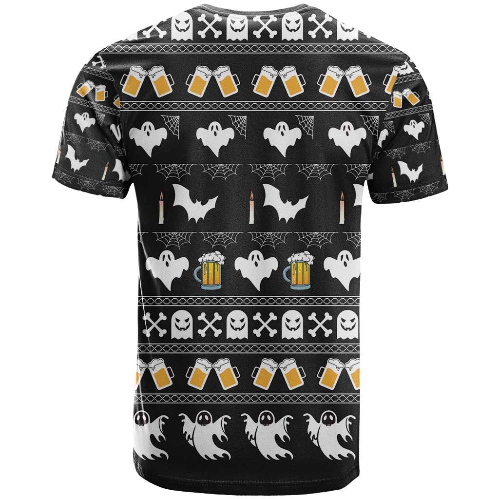 Christmas Africa Boo Beer T shirt I'm Just Here For The Boss