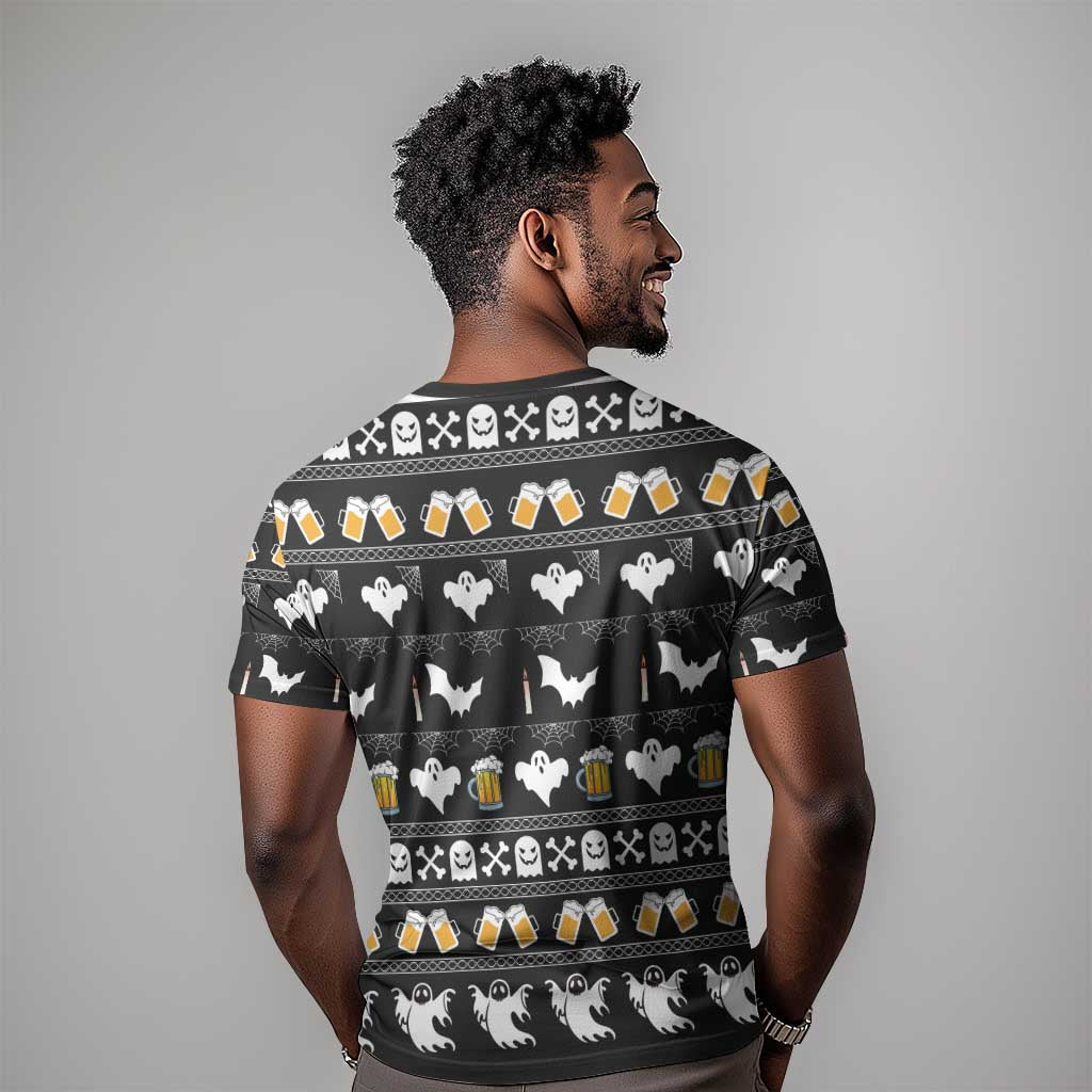 Christmas Africa Boo Beer T shirt I'm Just Here For The Boss