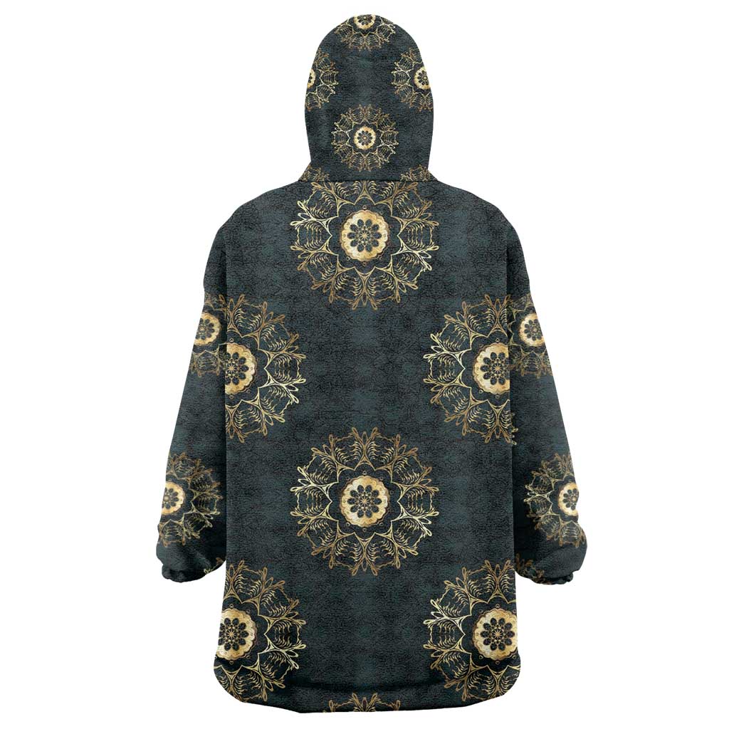 Personalized Afro Women Kid Wearable Blanket Hoodie Powerful African Pattern