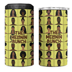 The Melanin Bunch African 4 in 1 Can Cooler Tumbler Afro Black People