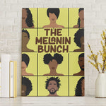 The Melanin Bunch African Canvas Wall Art Afro Black People