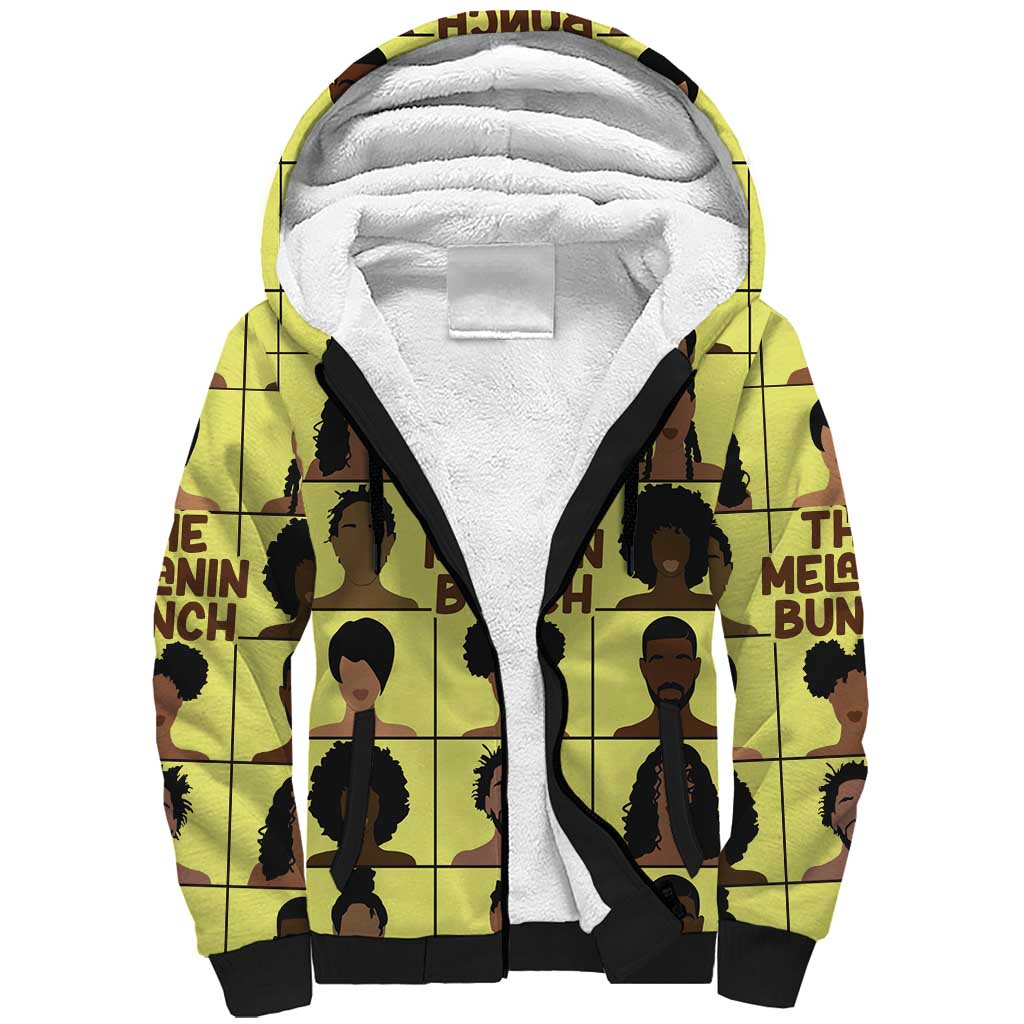 Black Nutcrackers Sherpa Hoodie Afro Christmas DT03 main image 0