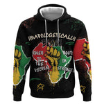 African Black Power Hoodie Unapologetically Black Raised Fist