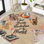 Our Beats Redefine The World African Round Carpet Afro Music