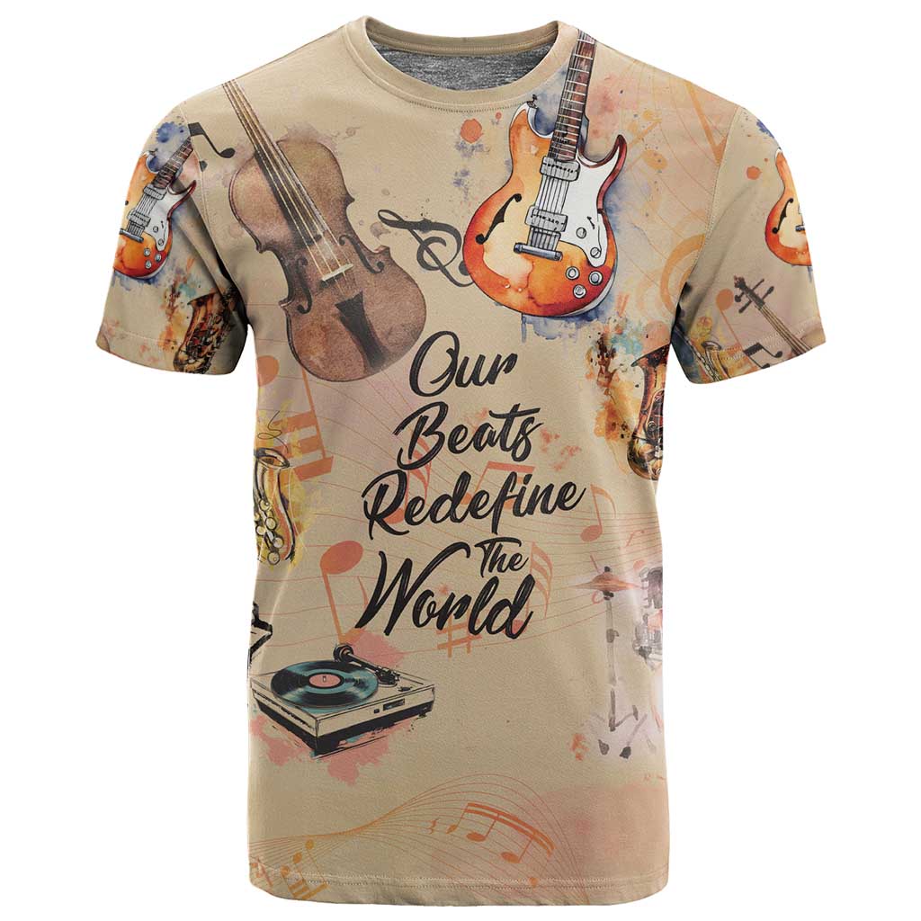 Our Beats Redefine The World African T shirt Afro Music