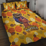 African Women Quilt Bed Set She Believed She Could So She Did