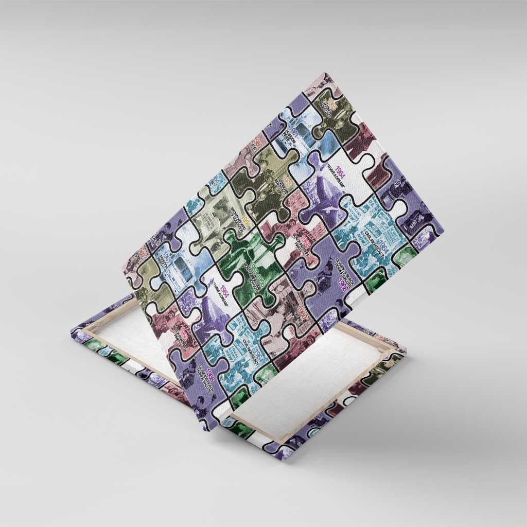 African American Canvas Wall Art The Civil Rights Journey in Puzzle