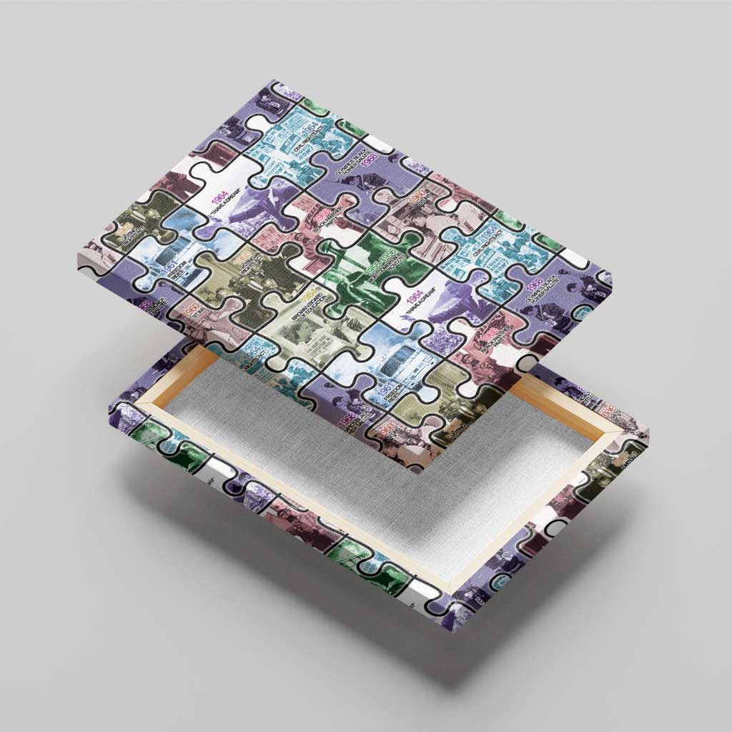 African American Canvas Wall Art The Civil Rights Journey in Puzzle