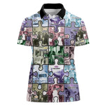 African American Women Polo Shirt The Civil Rights Journey in Puzzle