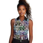 African American Women Sleeveless Polo Shirt The Civil Rights Journey in Puzzle
