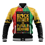 Black Father By Popular Demand Baseball Jacket African Art DT03