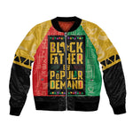 Black Father By Popular Demand Bomber Jacket African Art