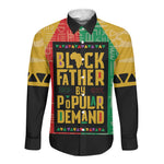 Black Father By Popular Demand Long Sleeve Button Shirt African Art