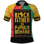 Black Father By Popular Demand Polo Shirt African Art
