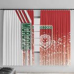 Morocco Soccer Window Curtain Atlas Lions Football - Road To Champion