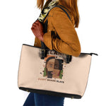Melanin Every Shade Slays Leather Tote Bag Afro Women