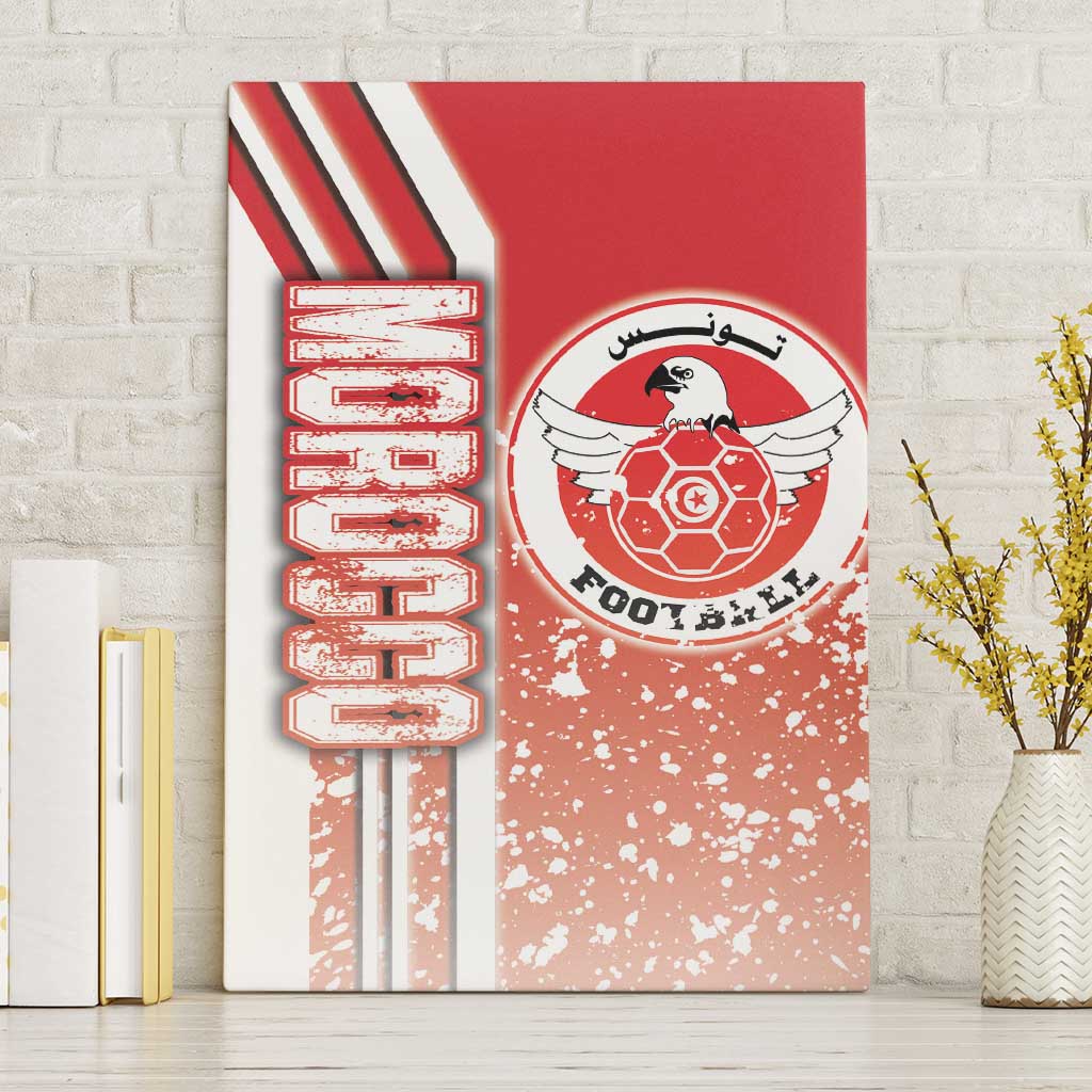 Tunisia Soccer Canvas Wall Art Eagles of Carthage Football - Road To Champion