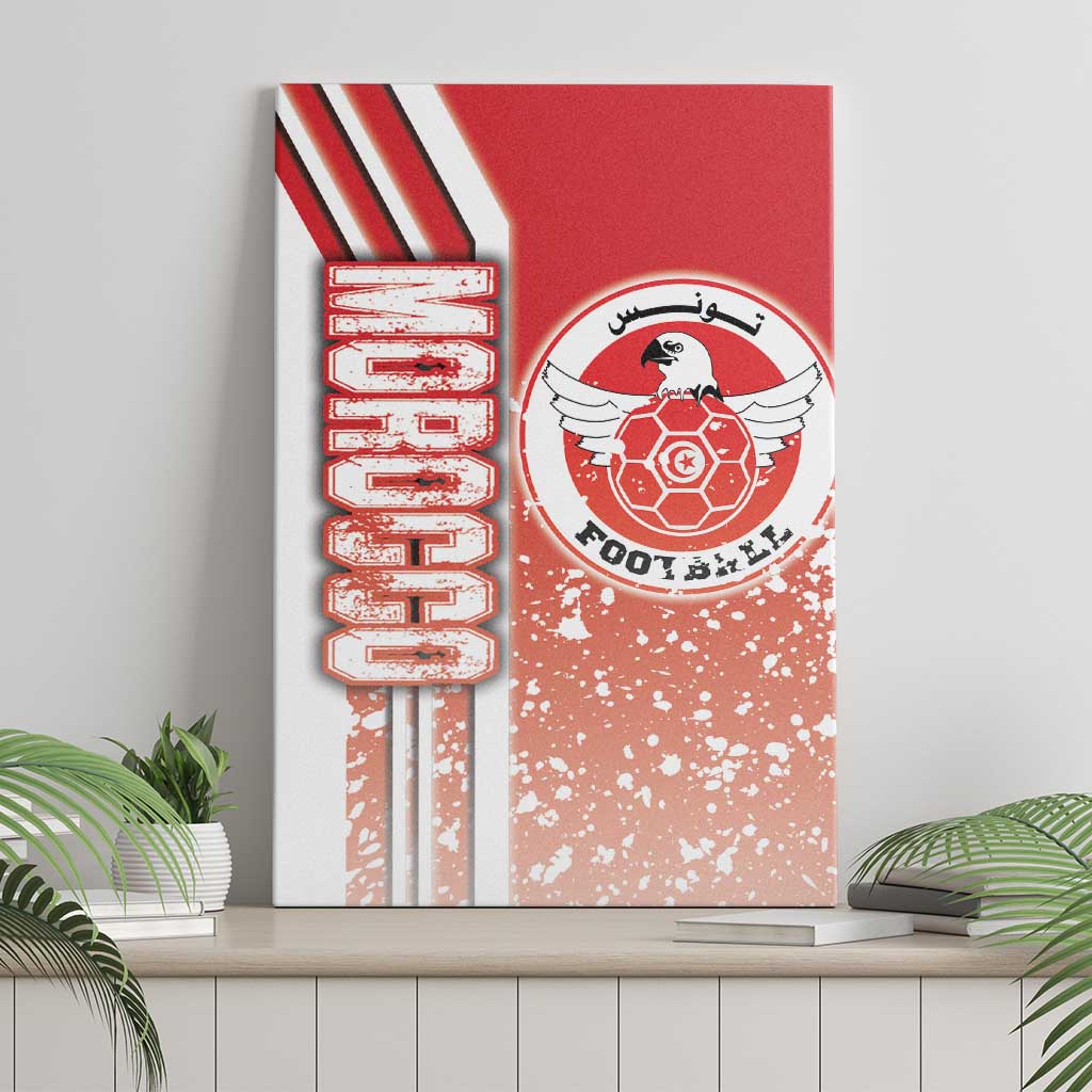 Tunisia Soccer Canvas Wall Art Eagles of Carthage Football - Road To Champion
