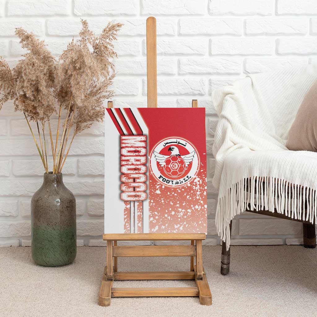 Tunisia Soccer Canvas Wall Art Eagles of Carthage Football - Road To Champion